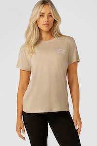 Running Essentials: Lotus T-Shirt | Oxford Tan