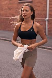 Medium Support: Sammy Sports Bra | Black