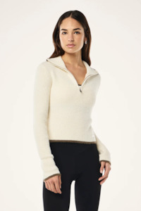 Goals Womens Sale: Ignite Zip Neck Knit