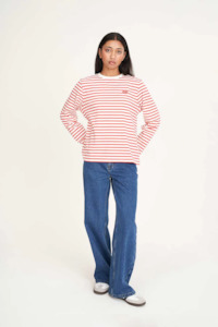 Womens Oui Oui LS Relax Tee