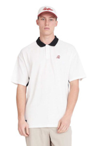 Huffer: Pique Panel Short Sleeve Polo