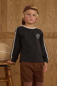 Jersey Long Sleeve Tee | Black