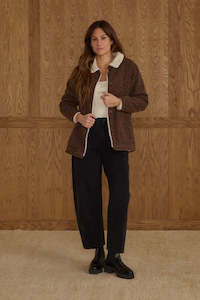 Rylee Cru: Long Chore Coat| Leopard