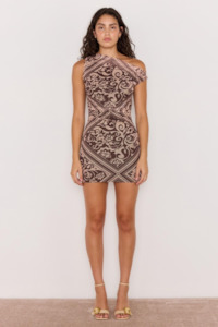 Lumi Mesh Mini Dress