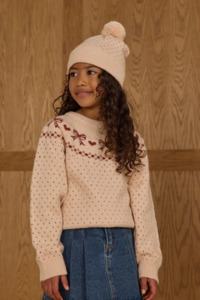 Kids Tops: Fair Isle Sweater | Bows