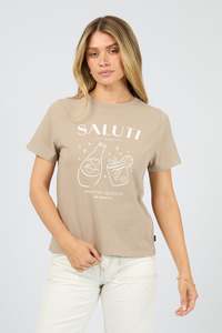Womens Casual Tops: Saluti Regular Tee
