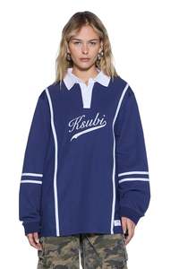 Playoff LS Polo Jersey | Navy