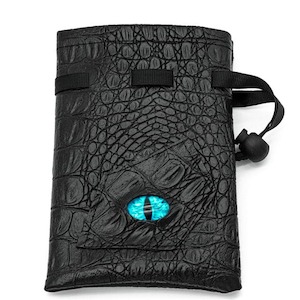 Dice Accessories: Dice Bag | "Dragon's Eye" | Ice Blue