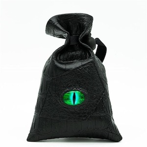 Dice Accessories: Dice Bag | "Dragon's Eye" | Forest Green