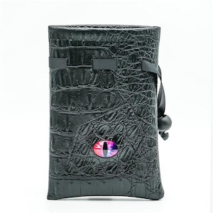 Dice Accessories: Dice Bag | "Dragon's Eye" | Swamp Purple