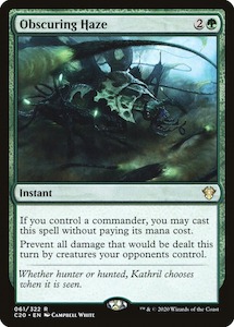 Commander 2020: Obscuring Haze [Commander 2020]