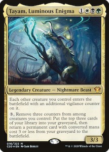 Commander 2020: Tayam, Luminous Enigma [Commander 2020] Foil