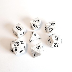 CHX 25311 Polyhedral Speckled Arctic Camo/black 7-Die Set