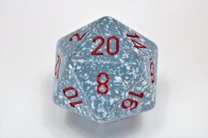 Oversize Dice: Chessex | d20 Large 34mm | Speckled | Air
