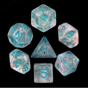 Hd Dice: RPG Dice - "Winds of Winter" - Set of 7