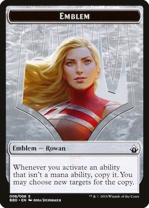Battlebond: Rowan Kenrith Emblem [Battlebond Tokens]