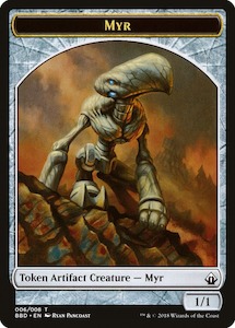 Battlebond: Myr Token [Battlebond Tokens]