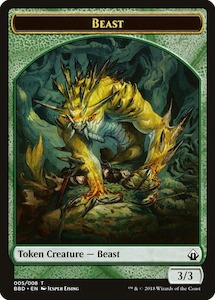 Battlebond: Beast Token [Battlebond Tokens]