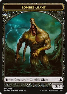 Battlebond: Zombie Giant Token [Battlebond Tokens]