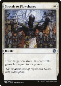 Iconic Masters: Swords to Plowshares [Iconic Masters] Foil
