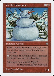 Anthologies: Goblin Snowman [Anthologies]