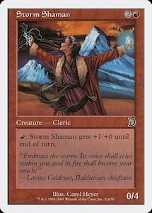 Deckmasters: Storm Shaman (Female) [Deckmasters]