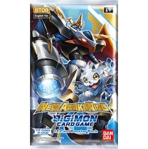 Digimon Card Game Series 08 New Awakening BT08 Booster Pack