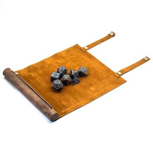 Dice Boxes: Foldable Dice Mat & Case | Brown (A12)