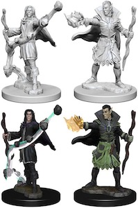 Pathfinder Battles: Deep Cuts Miniatures | Male Elf Sorcerer