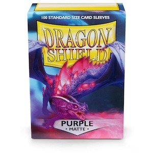 Dragon Shield | Standard Size Sleeves | 100ct | Purple (Matte)