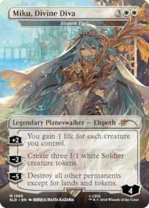 High End: Miku, Divine Diva - Elspeth Tirel [Secret Lair Drop Series]