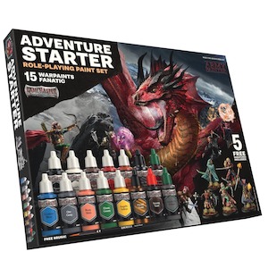 The Army Painter Paint Sets: Army Painter | Warpaints Fanatic | Adventure Starter Role-playing Paint Set
