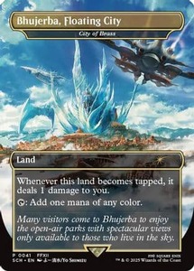 High End: Bhujerba, Floating City - City of Brass (041) [Game Day & Store Championship Promos] Foil