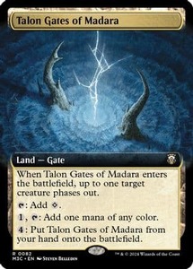 High End: Talon Gates of Madara (Extended Art) (Ripple Foil) (082) [Modern Horizons 3 Commander]  Foil
