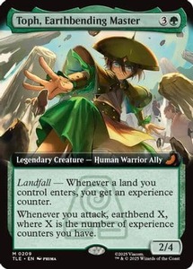 Toph, Earthbending Master (Extended Art) |  Foil (209) [Avatar: The Last Airbend&hellip;