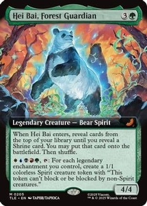 Hei Bai, Forest Guardian (Extended Art) |  Foil (205) [Avatar: The Last Airbende&hellip;