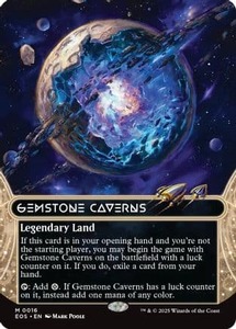 High End: Gemstone Caverns (0016) (Borderless) (016) [Edge of Eternities: Stellar Sights]