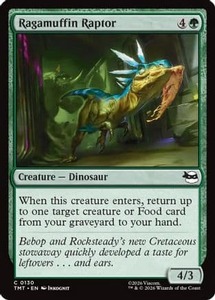 Bulk Mtg Singles In Stock: Ragamuffin Raptor |  Foil (130) [Teenage Mutant Ninja Turtles]