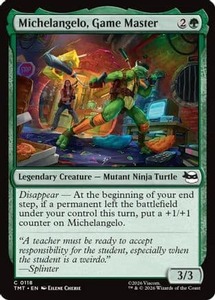 Bulk Mtg Singles In Stock: Michelangelo, Game Master |  (118) [Teenage Mutant Ninja Turtles]
