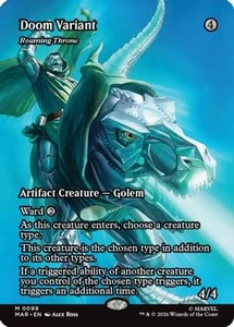High End: Doom Variant - Roaming Throne (Borderless) |  (099) [Marvel Universe Eternal-Legal]
