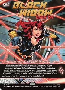 High End: Black Widow, Super Spy (Borderless) (0393) |  (393) [Marvel Super Heroes]