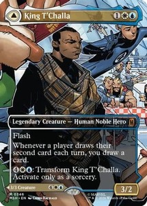 King T'Challa (Borderless) (0346) | Foil (346) [Marvel Super Heroes]