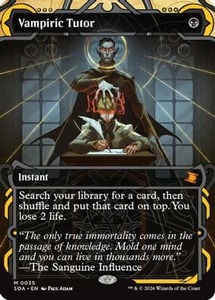 High End: Vampiric Tutor |  (035) [Secrets of Strixhaven: Mystical Archive]
