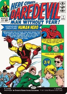 High End: Daredevil, Man Without Fear (Borderless) (0398) |  Foil (398) [Marvel Super Heroes]
