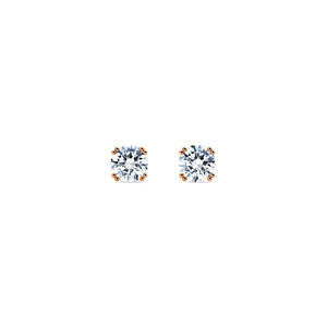 Skagi Natural Diamond Studs Rose Gold