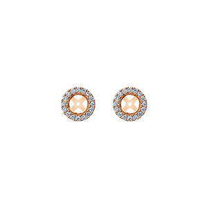 Solaris Collection: Solaris Halo Stud Accessories Rose Gold