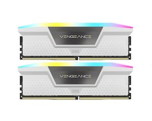 Memory: Corsair Vengeance DDR5 RGB 6000MT/s CL30 32GB (2x 16GB) Gaming Memory