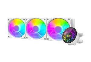 DarkFlash DCS360 360mm ARGB Liquid CPU Cooler - White
