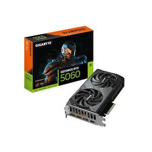 Graphics Cards: Gigabyte NVIDIA GeForce RTX 5060 WINDFORCE OC 8GB GDDR7 Graphics Card