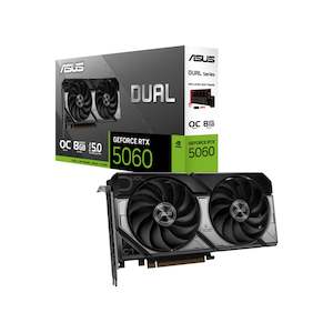 ASUS DUAL NVIDIA GeForce RTX 5060 OC 8GB GDDR7 Graphics Card